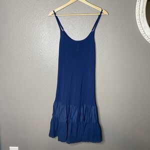 Free People Form Fit Blue Dress. Women's Size Small
